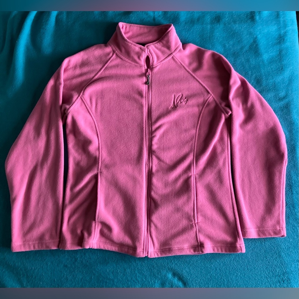 Women's Pink Fleece Las Vegas Paris Hotel Zip Jacket XL